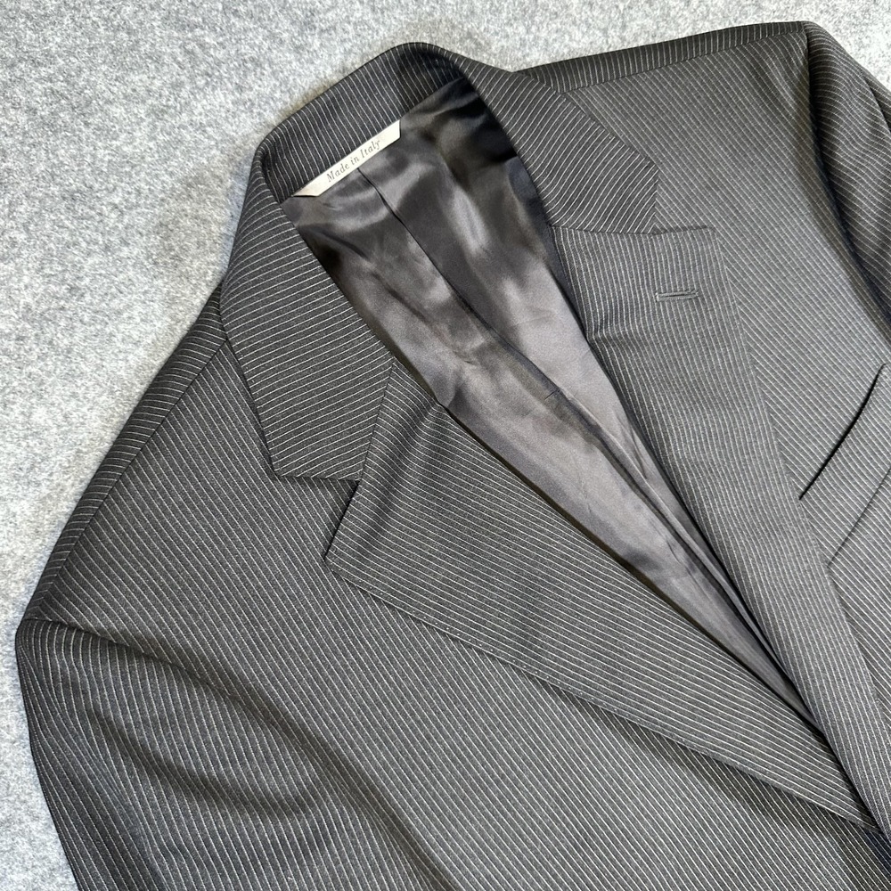 Canali Blazer Mens 38 Regular Wool Pinstripe Italian Jacket Barneys New York